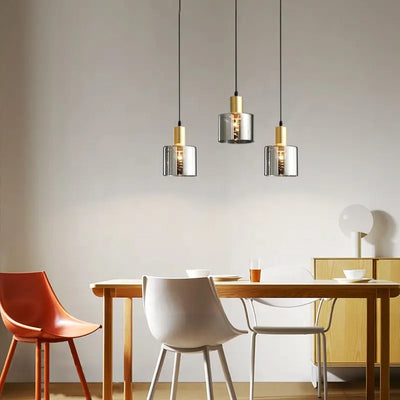 Modern Dining Table Pendant Light – Sleek LED Ceiling Lamp with Adjustable Rings