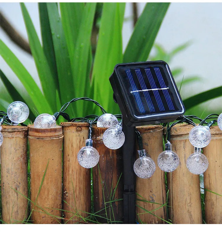 Solarite Outdoor Solar String Lights – Waterproof LED Garden Illumination