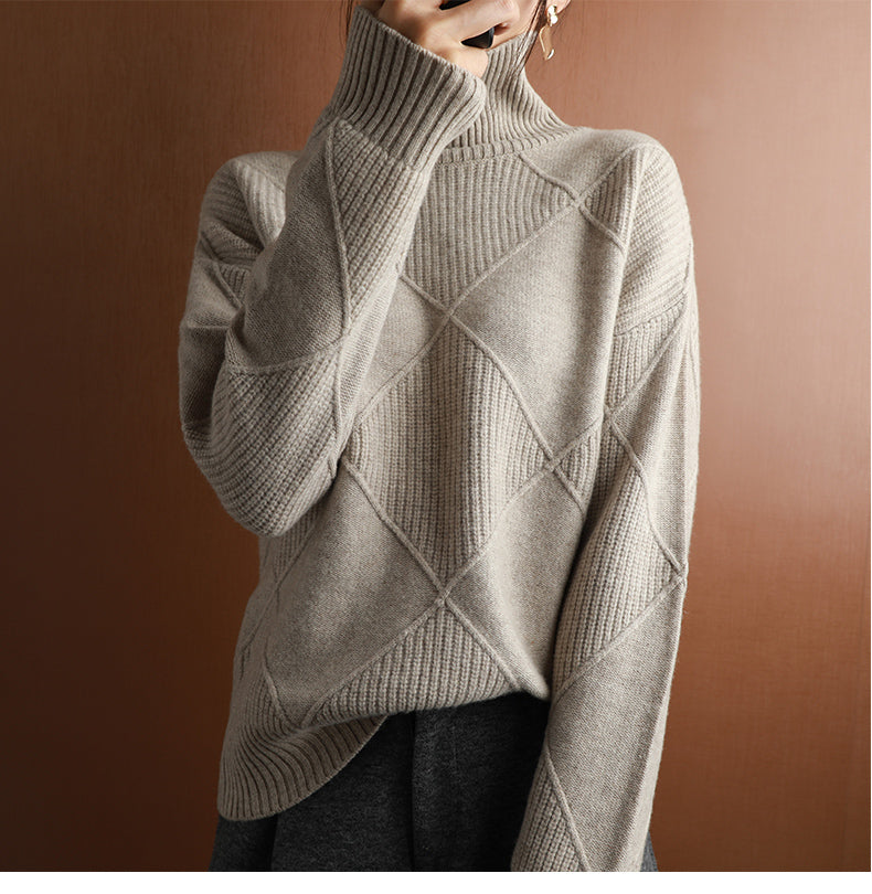 Luxury Cashmere Turtleneck Sweater – Timeless Elegance & Ultimate Comfort