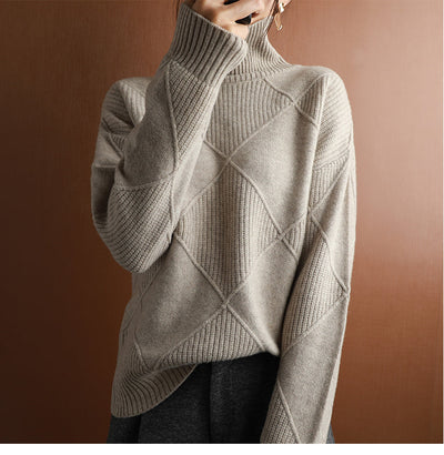 Luxury Cashmere Turtleneck Sweater – Timeless Elegance & Ultimate Comfort