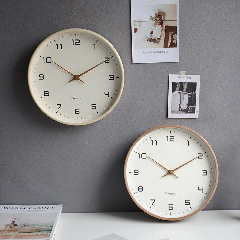 Scandinavian Wooden Wall Clock – Timeless Elegance and Quiet Functionality