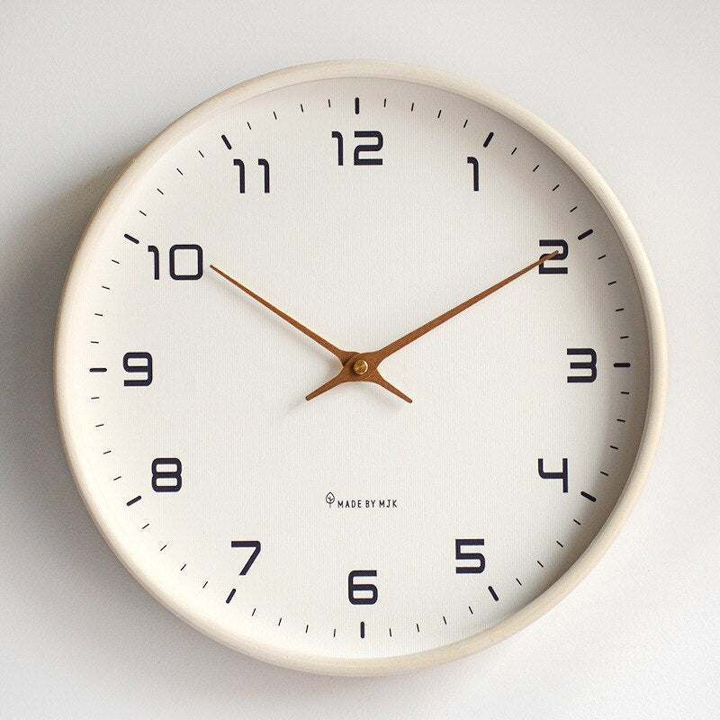 Nordic Wooden Wall Clock – Simplicity and Style for Your Home