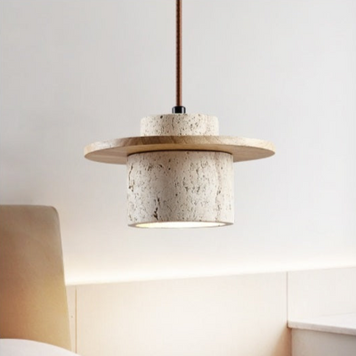 Travertine Pendant Light – Natural Stone Elegance with Modern Charm