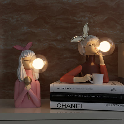 Artisan Sisters Table Lamp – Handcrafted Elegance for Your Home