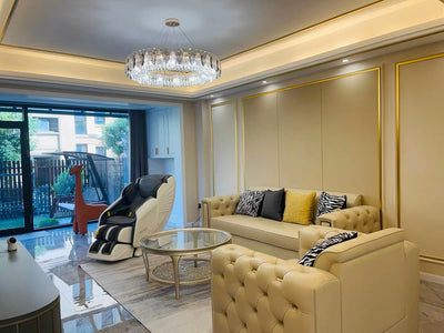 Luxury K9 Crystal Chandelier – Elegant Rose Gold Design & Dimmable LED