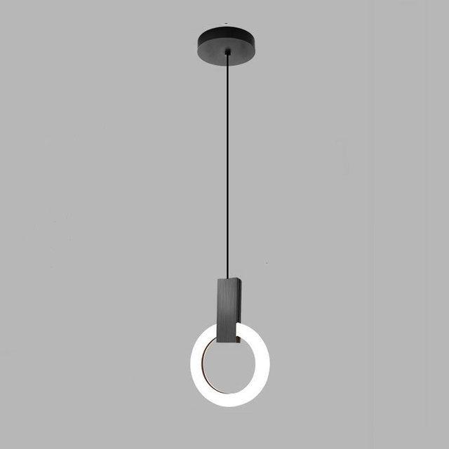 Nordic Ring LED Pendant Light – Minimalist Elegance for Modern Interiors