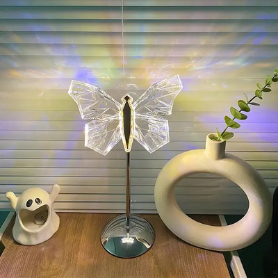 Butterfly Crystal Table Lamp – Enchanting Glow for a Dreamy Ambience