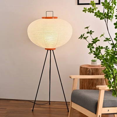 Japanese Floor Lamp – Serenity and Elegance in Washi Paper Design