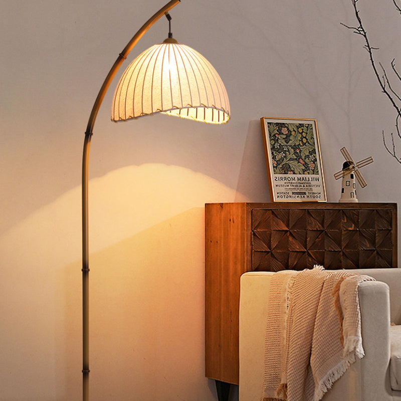 Japanese Bamboo Floor Lamp – Minimalist Zen-Inspired Lighting for a Tranquil Atmosphere