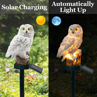 Solar Owl Garden Light – Charming & Weatherproof Outdoor LED Lamp