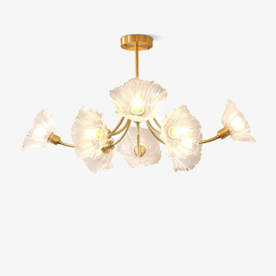 Kalin Flower Glass Chandelier – Elegant Bloom-Inspired Lighting for Luxurious Interiors