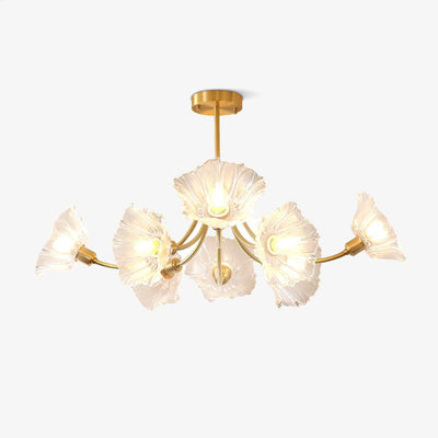 Kalin Flower Glass Chandelier – Elegant Bloom-Inspired Lighting for Luxurious Interiors