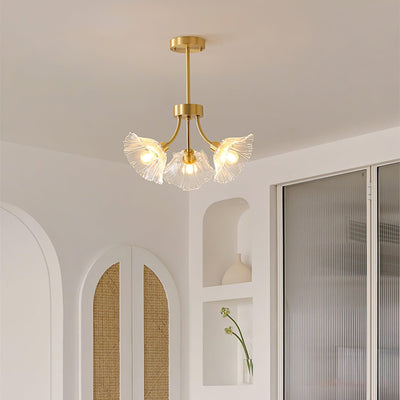 Kalin Flower Glass Chandelier – Elegant Bloom-Inspired Lighting for Luxurious Interiors