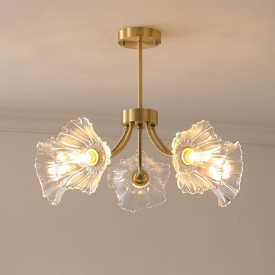 Kalin Flower Glass Chandelier – Elegant Bloom-Inspired Lighting for Luxurious Interiors