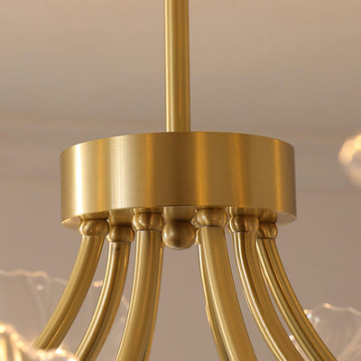 Kalin Flower Glass Chandelier – Elegant Bloom-Inspired Lighting for Luxurious Interiors