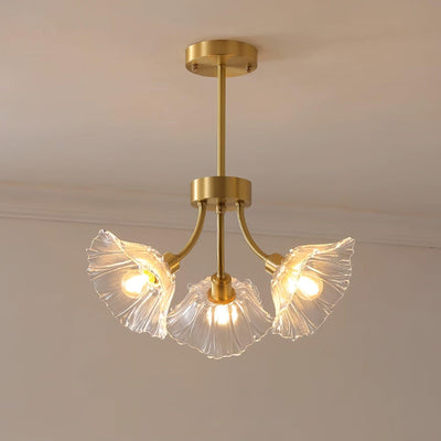 Kalin Flower Glass Chandelier – Elegant Bloom-Inspired Lighting for Luxurious Interiors