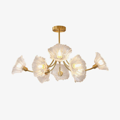 Kalin Flower Glass Chandelier – Elegant Bloom-Inspired Lighting for Luxurious Interiors