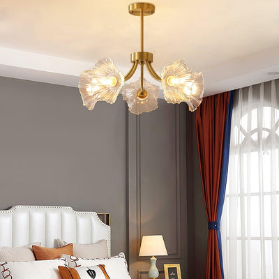 Kalin Flower Glass Chandelier – Elegant Bloom-Inspired Lighting for Luxurious Interiors