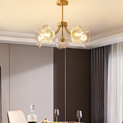 Kalin Flower Glass Chandelier – Elegant Bloom-Inspired Lighting for Luxurious Interiors