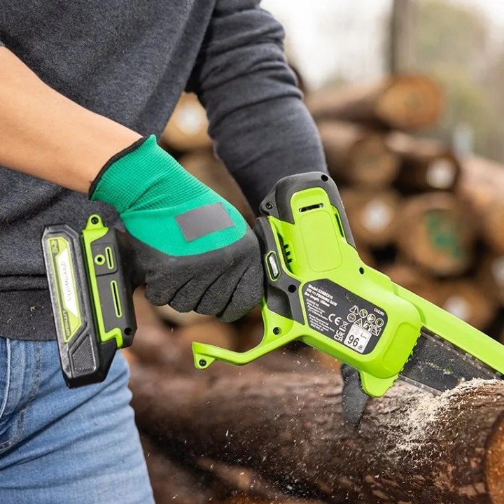 Mr. CutX Battery Chainsaw – Powerful, Lightweight, and Ergonomic for Easy Wood Cutting