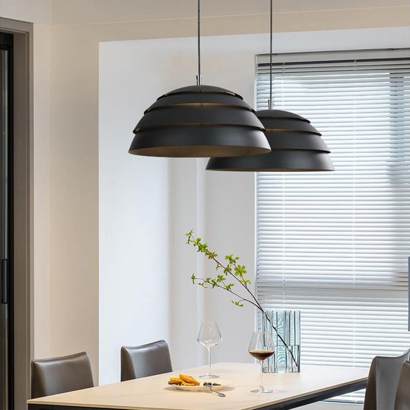 Modern Nordic Dome Pot Pendant Light – Minimalist LED Hanging Lamp for Stylish Interiors