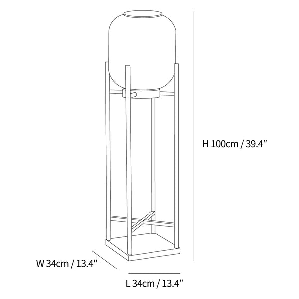 Solar Stainless Steel Outdoor Floor Lamp – Elegant & Weatherproof LED Lighting