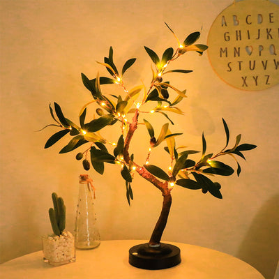 LED Tree Table Lamp – Flexible Branch Design & Warm White Glow