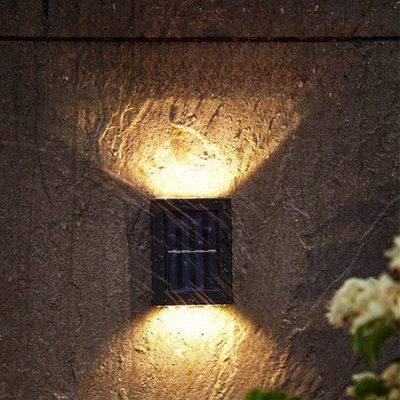 Solar-Powered LED Wall Light – Wireless Outdoor Waterproof Garden Lamp