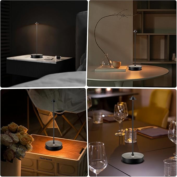 Minimalist Wireless LED Table Lamp – Sleek & Portable Ambient Lighting