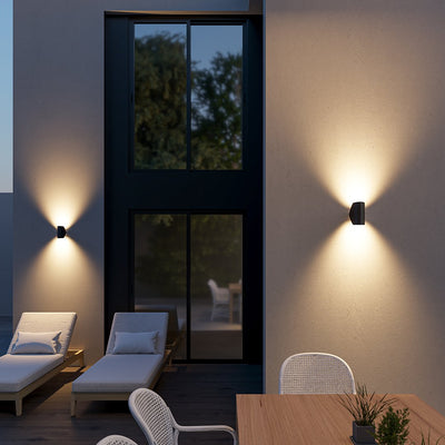 LumosWave – Modern LED Outdoor Wall Light for Warm and Elegant Illumination