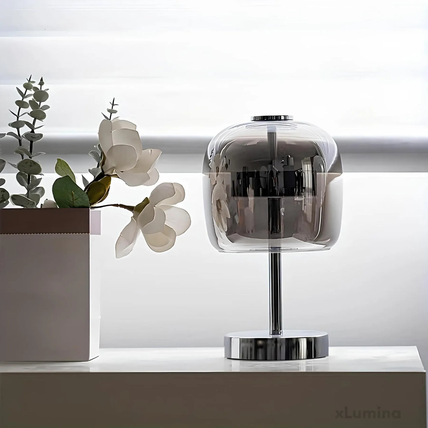Nordic Glass Table Lamp – Warmth and Elegance for Your Interior