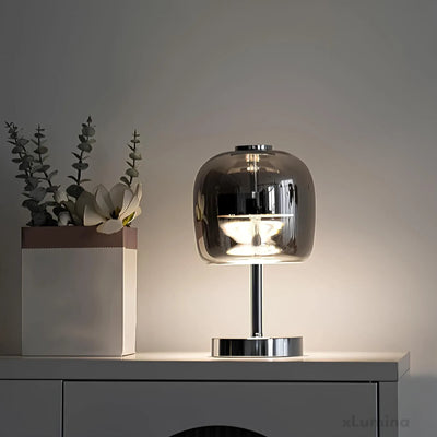 Nordic Glass Table Lamp – Warmth and Elegance for Your Interior