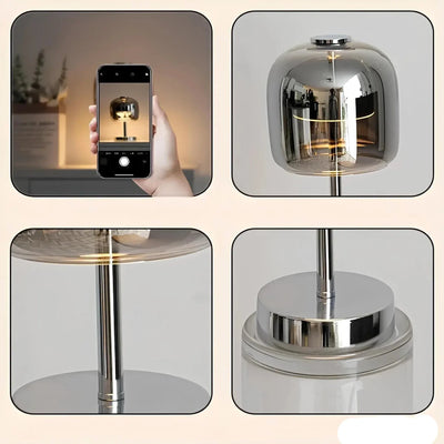 Nordic Glass Table Lamp – Warmth and Elegance for Your Interior
