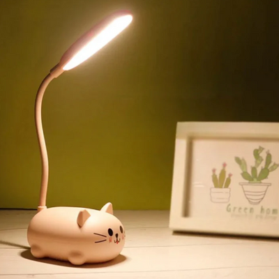 LED Cat-Shaped Desk Lamp – Fun and Safe Lighting for Kids' Room