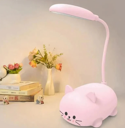 LED Cat-Shaped Desk Lamp – Fun and Safe Lighting for Kids' Room