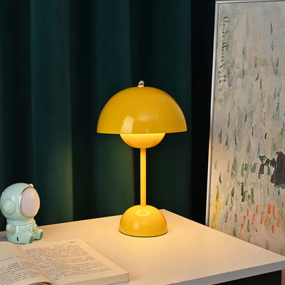 Nordic Mushroom-Shaped LED Bedside Lamp – Unique Design, Multicoloured