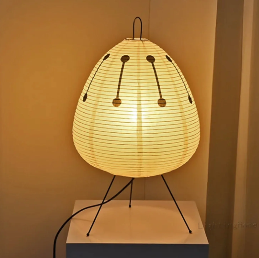 Rice Paper Japanese Style Lamp – Minimalist Elegance and Soothing Light