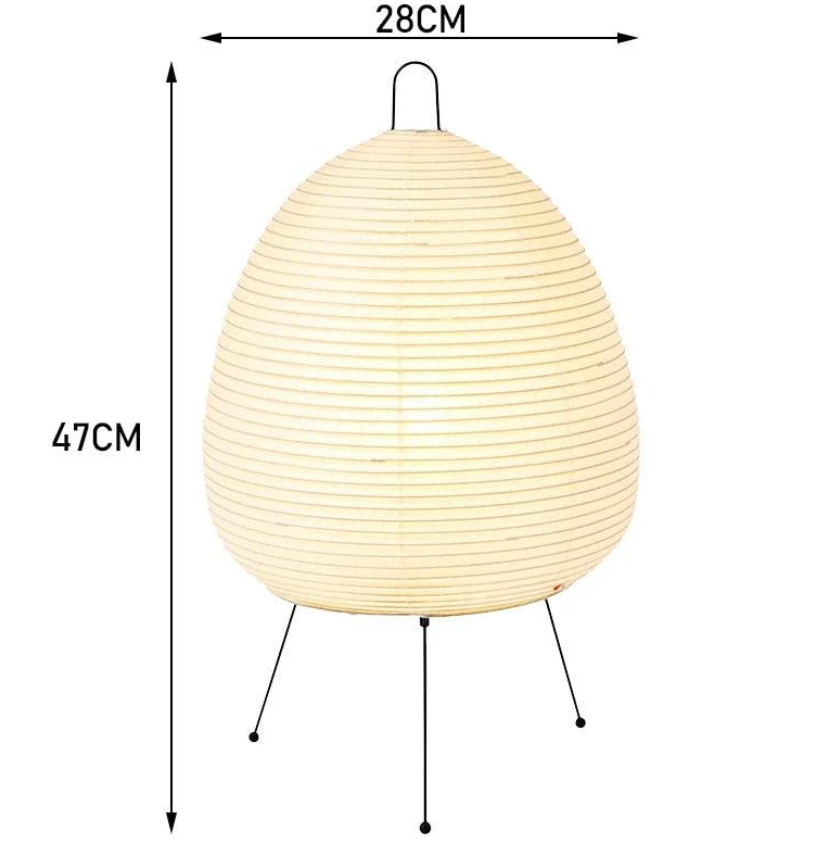 Rice Paper Japanese Style Lamp – Minimalist Elegance and Soothing Light