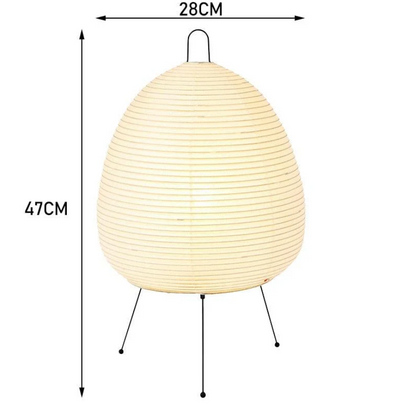 Rice Paper Japanese Style Lamp – Minimalist Elegance and Soothing Light