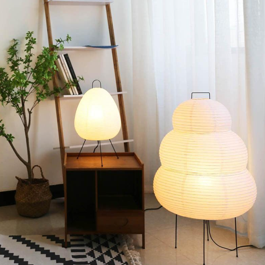 Rice Paper Japanese Style Lamp – Minimalist Elegance and Soothing Light