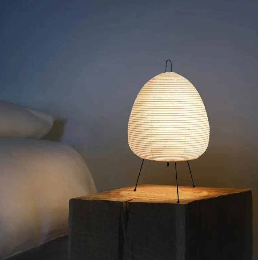 Rice Paper Japanese Style Lamp – Minimalist Elegance and Soothing Light