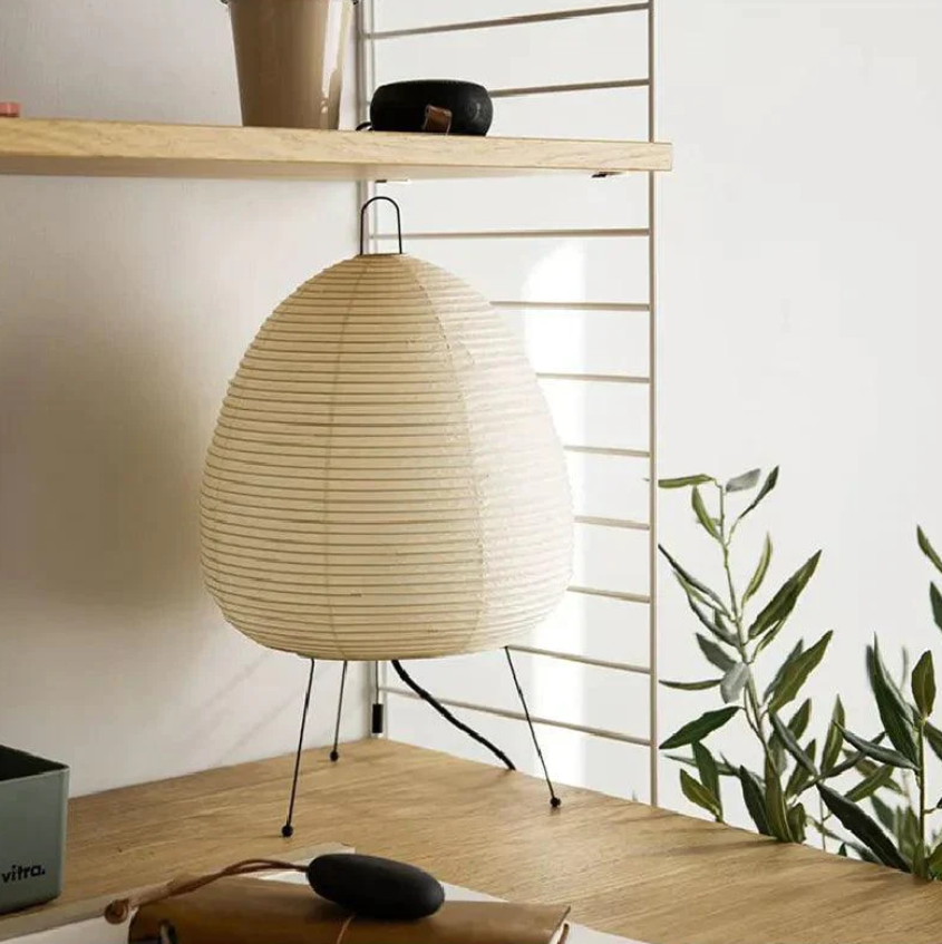 Rice Paper Japanese Style Lamp – Minimalist Elegance and Soothing Light