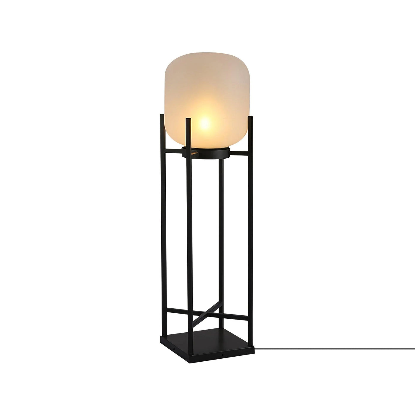 Solar Stainless Steel Outdoor Floor Lamp – Elegant & Weatherproof LED Lighting