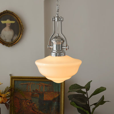 Lavagna Schoolhouse Pendant Light – Classic Glass Shade for Timeless Elegance