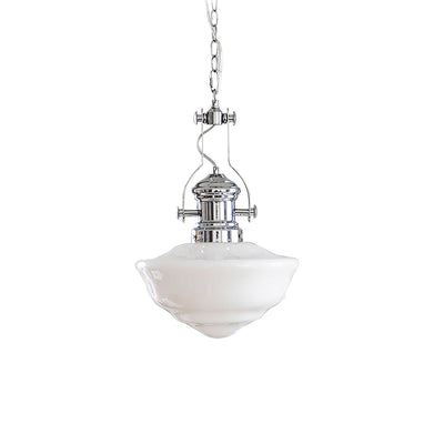 Lavagna Schoolhouse Pendant Light – Classic Glass Shade for Timeless Elegance
