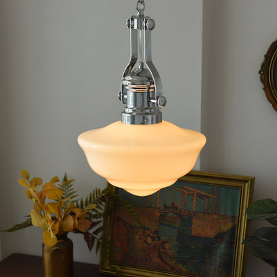 Lavagna Schoolhouse Pendant Light – Classic Glass Shade for Timeless Elegance