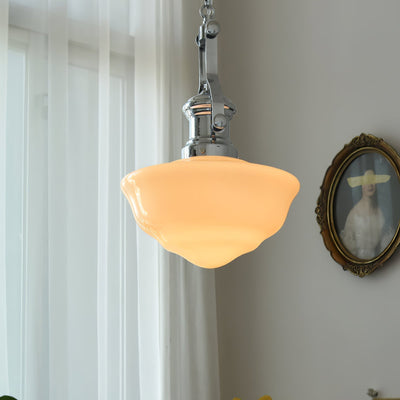 Lavagna Schoolhouse Pendant Light – Classic Glass Shade for Timeless Elegance