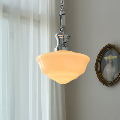 Lavagna Schoolhouse Pendant Light – Classic Glass Shade for Timeless Elegance