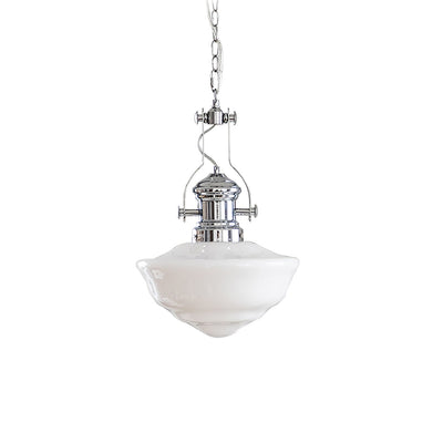 Lavagna Schoolhouse Pendant Light – Classic Glass Shade for Timeless Elegance