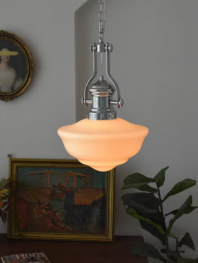 Lavagna Schoolhouse Pendant Light – Classic Glass Shade for Timeless Elegance